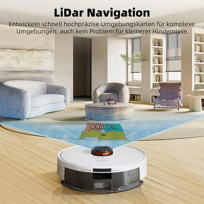 ROIDMI EVE ROOK Vacuum Cleaner Robot Suction Station 5000Pa Vacuum Robot Mopping for Pet Hair Self-cleaning App Voice Control