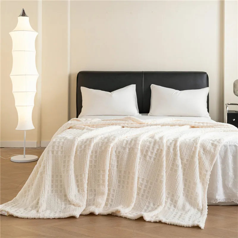 Manta Aconchegante Estilo Simples – Suavidade em Cada Toque