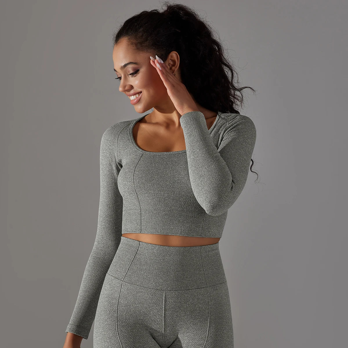 Long-sleeved technical sports t-shirt