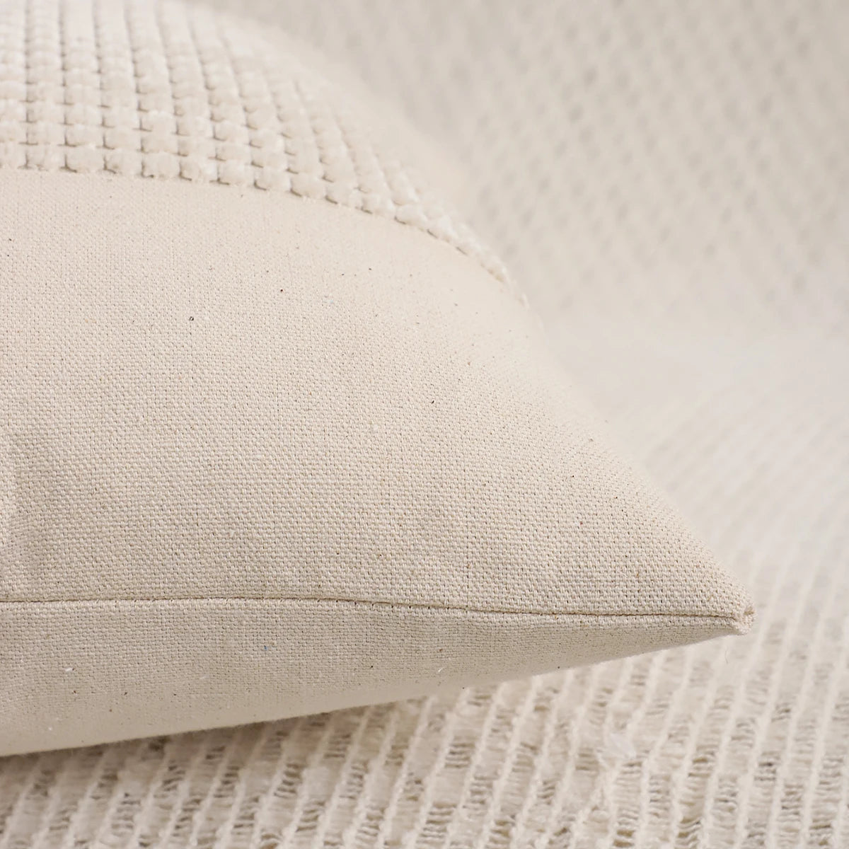 Capa de Almofada Decorativa em Jacquard para Sala de Estar