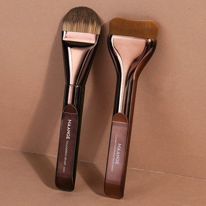 Kit com 2 Pincéis Profissionais para Base – MAANGE