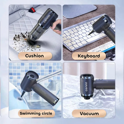 ENRR 210000Pa Mini Handheld Car Vacuum – Wireless & Powerful