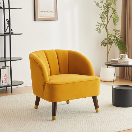 Glam Velvet Armchair with Gold base-Where Comfort meets sophistication